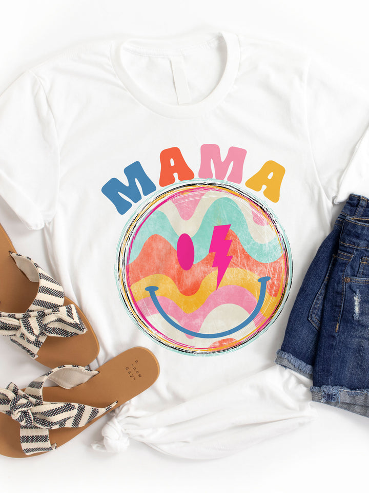 MAMA Watercolor Smile - Graphic Tee