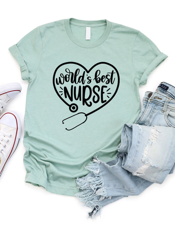 World's Best Nurse Graphic Tee