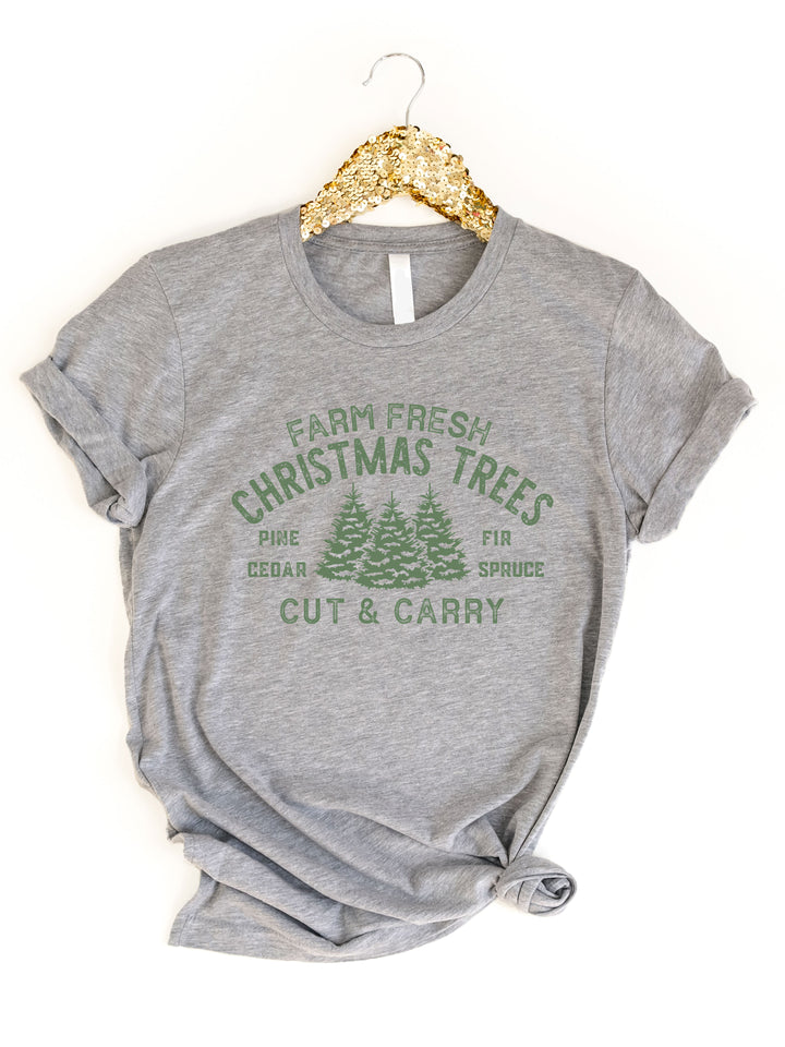 Farm Fresh Christmas Trees Graphic Tee