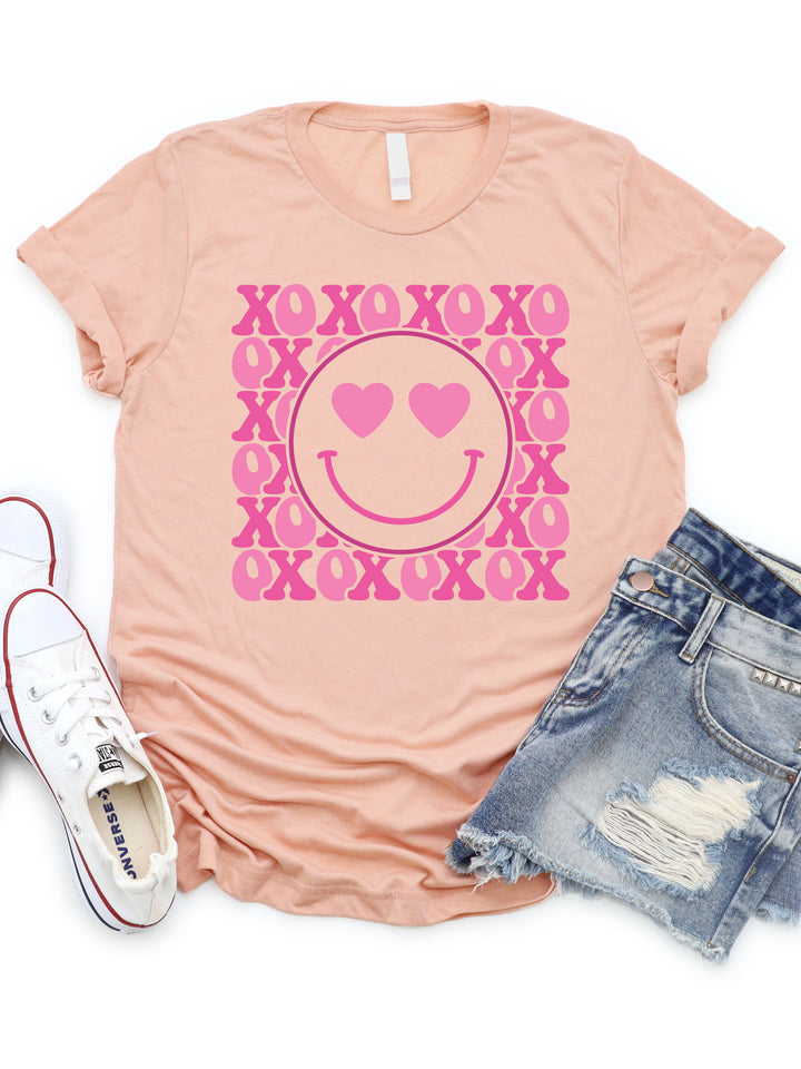 Xoxo Smiley Face Graphic Tee