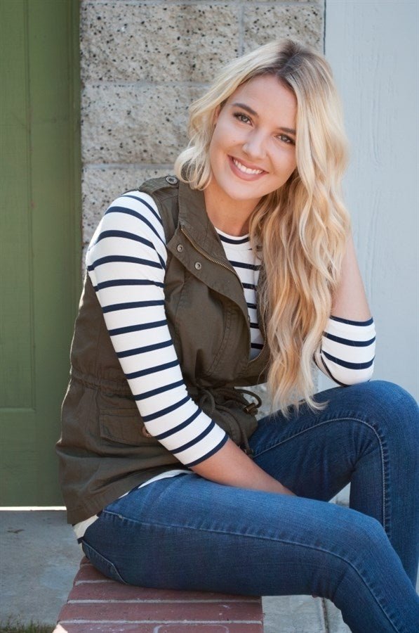 Striped Tunic - Tickled Teal LLC