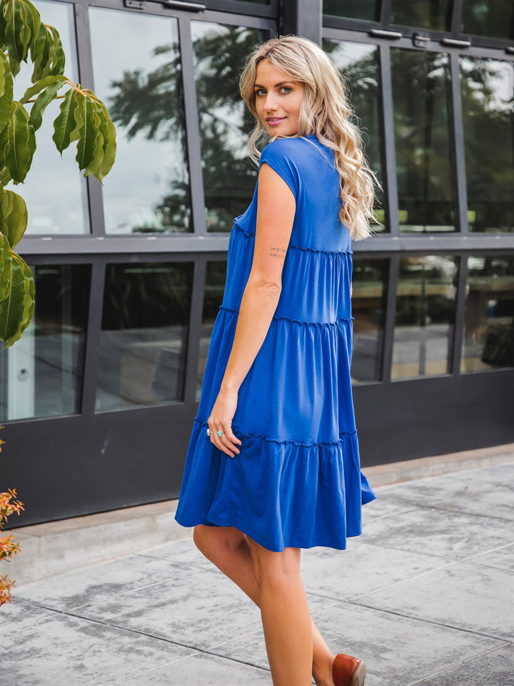 Tiered Knee Length Breanna Dress