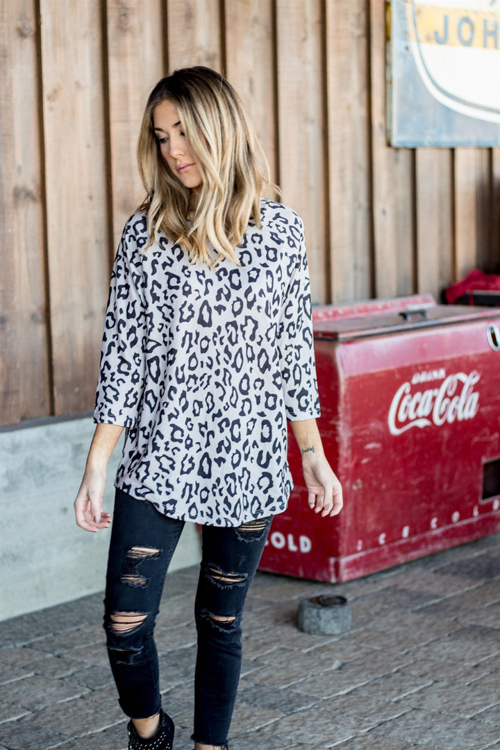 Blair Animal Print Top