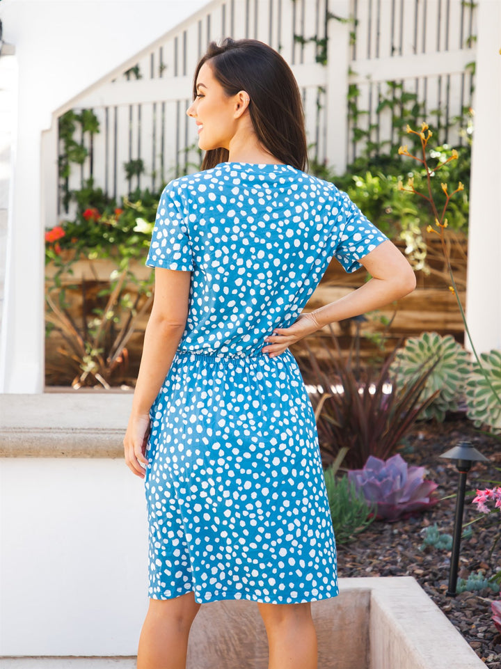 Cinched Waist Katherine Dot Dress