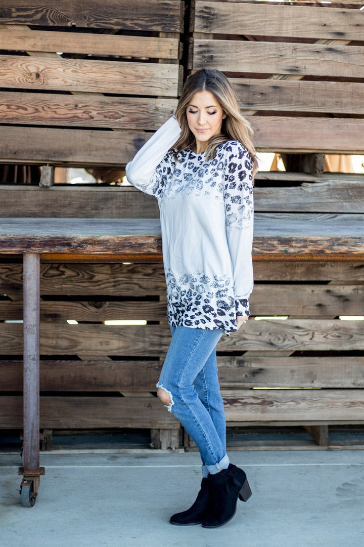 Ombre Cheetah Print Marley Tunic