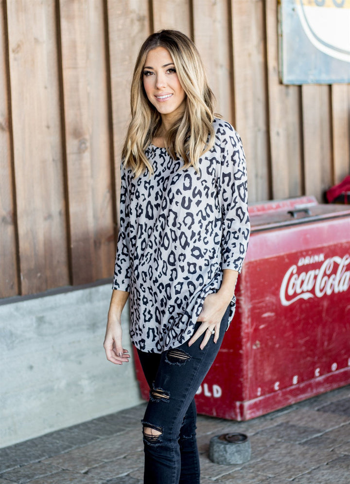 Blair Animal Print Top