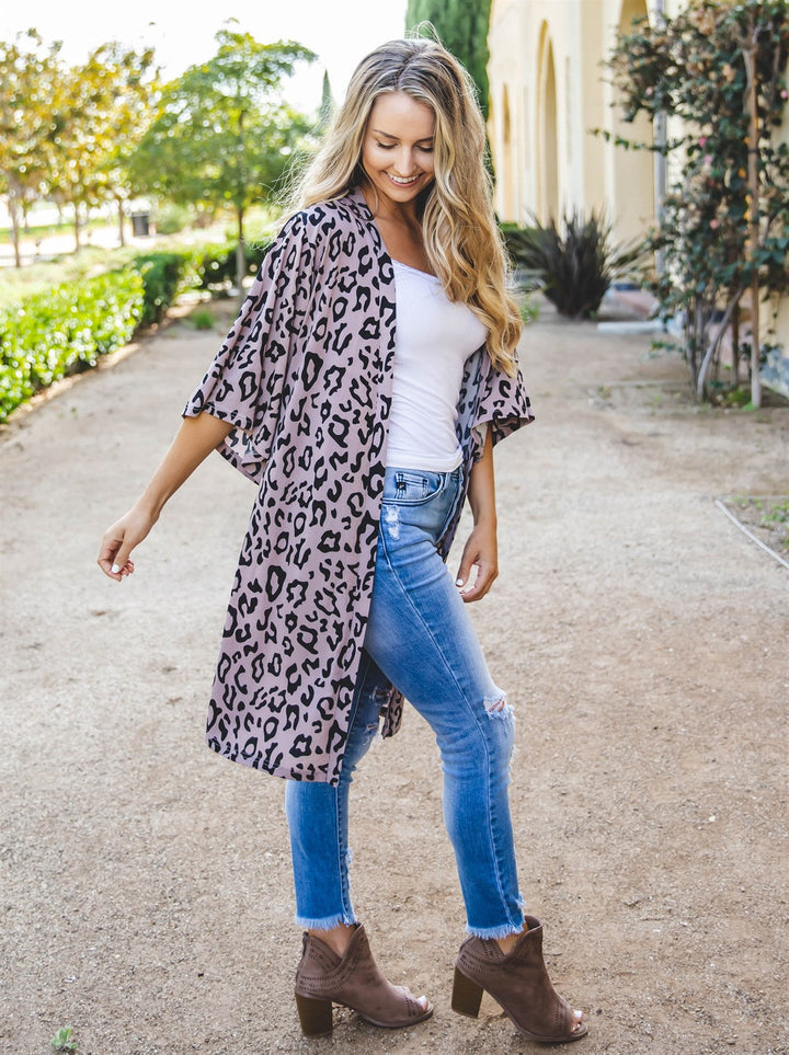 Leopard Kimono