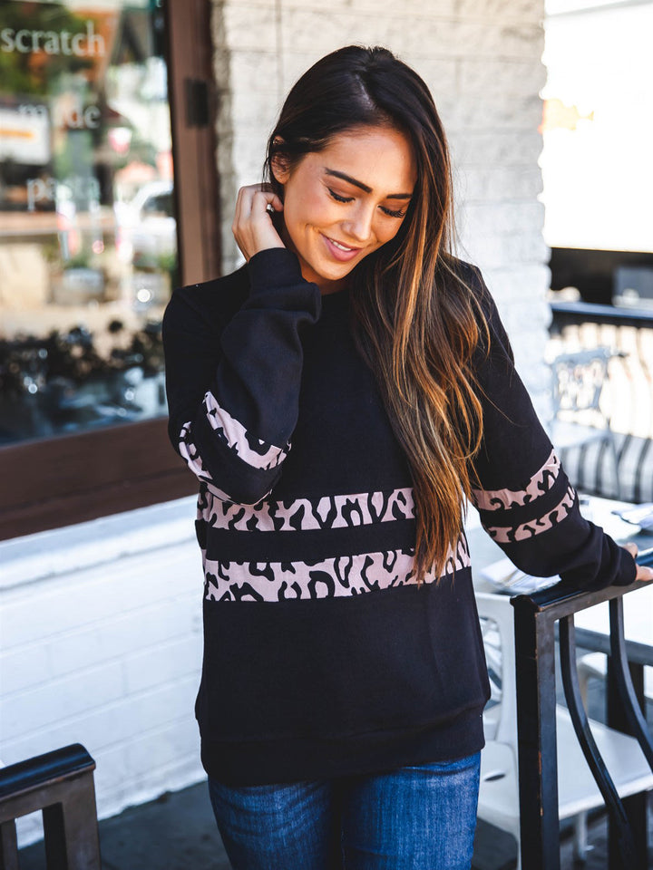 Pattern Stripe Ruby Pullover