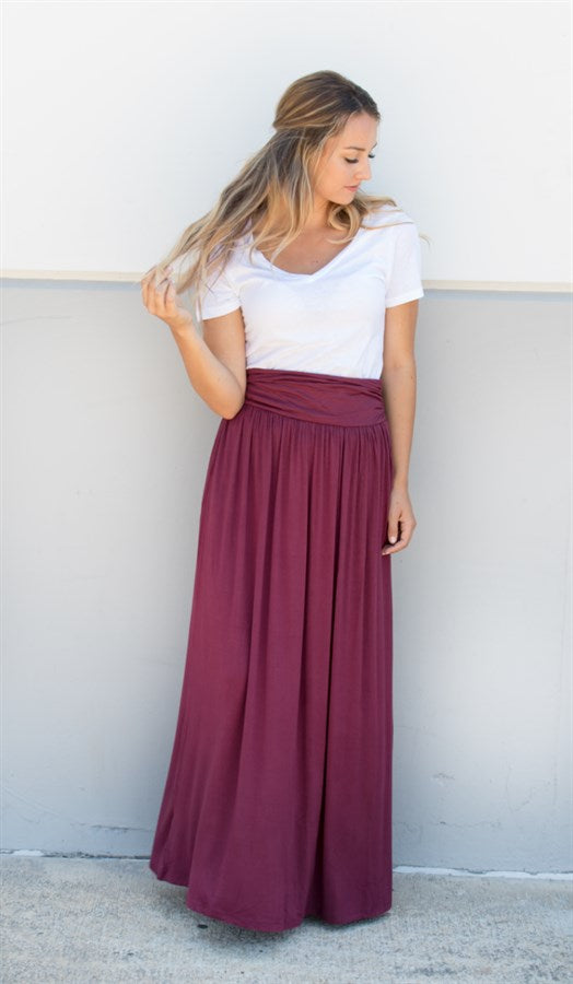 Pocket Maxi Skirt - Tickled Teal LLC
