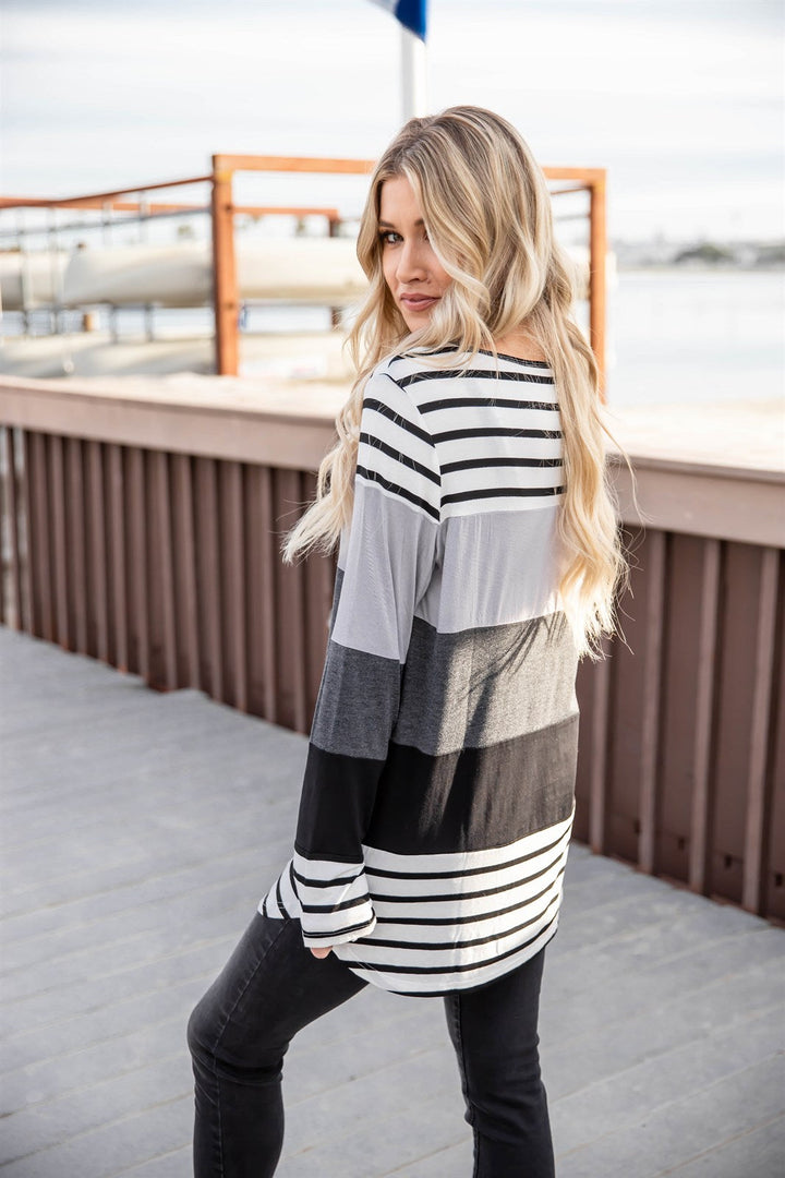 Jade Colorblock Top