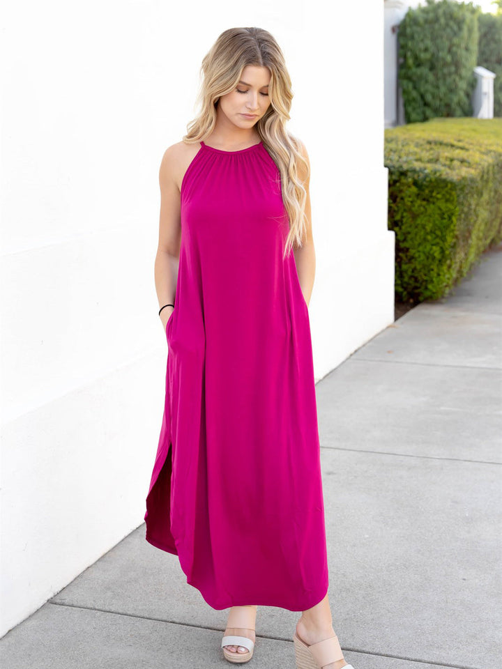 Zoe Halter Tank Dress