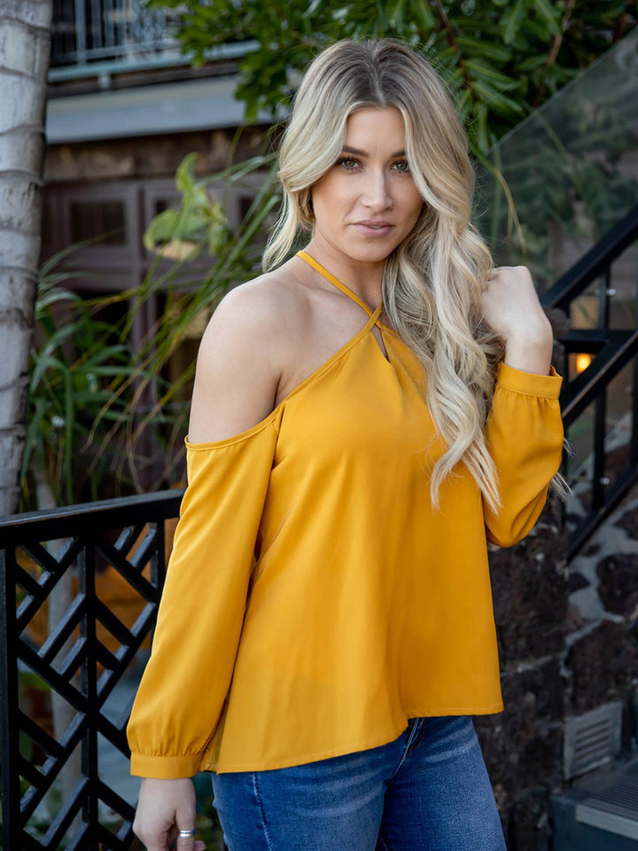 Criss Cross Strap Leia Top