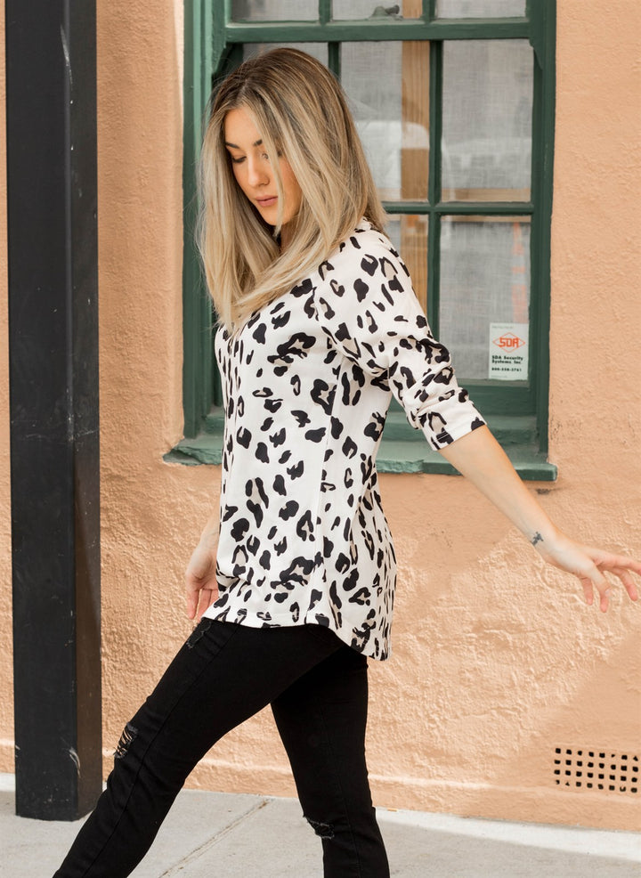 The Beth Top -3/4 Sleeve - Tickled Teal LLC