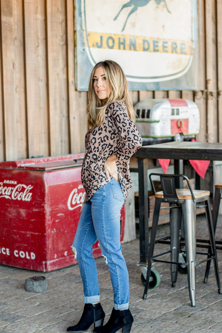 Blair Animal Print Top
