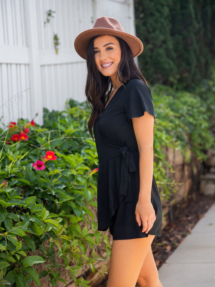Faux Wrap Rumi Romper