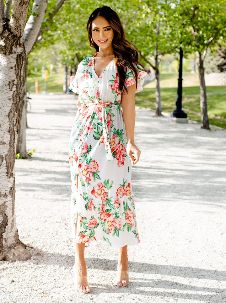 Floral Pattern Whitney Dress