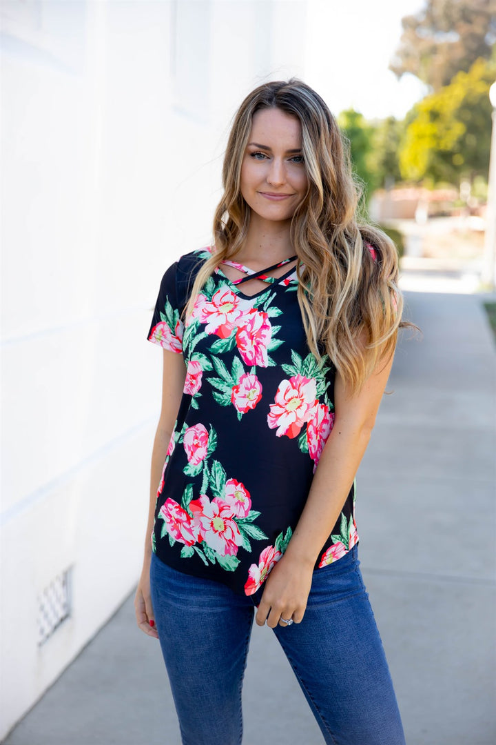 Raven Criss Cross Top