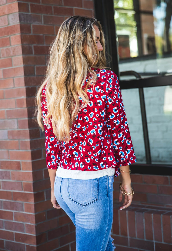 Floral Blazer