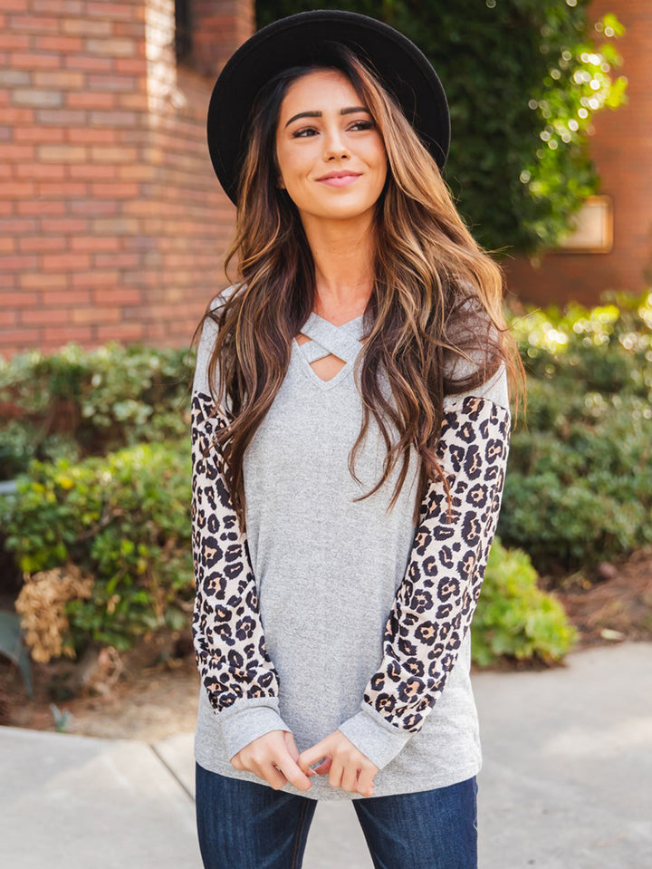 Criss Cross Detail Lyric Top