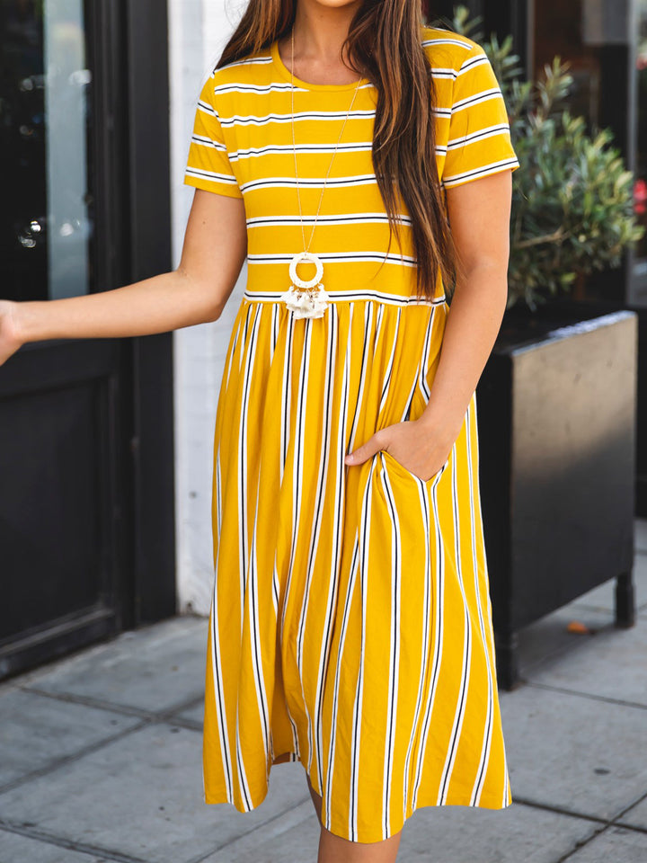 Striped Midi Eliana Dress