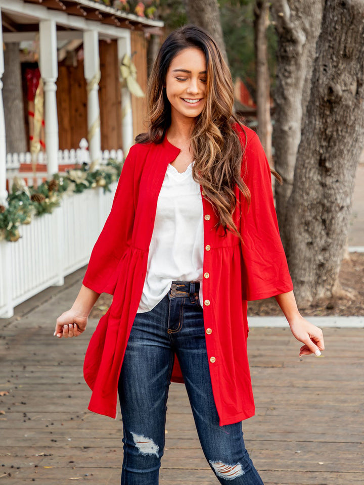Maren Button Cardigan