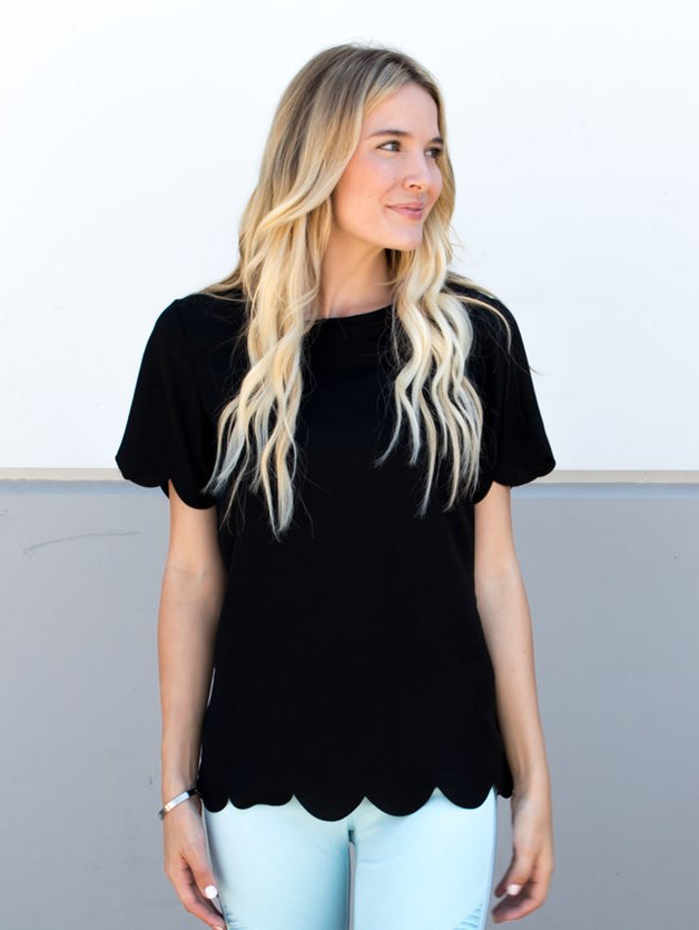 Scallop Edge Top