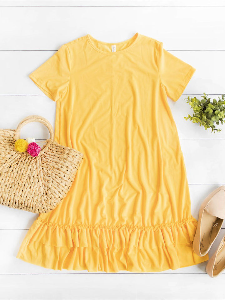 Jesse Ruffle Swing Dress