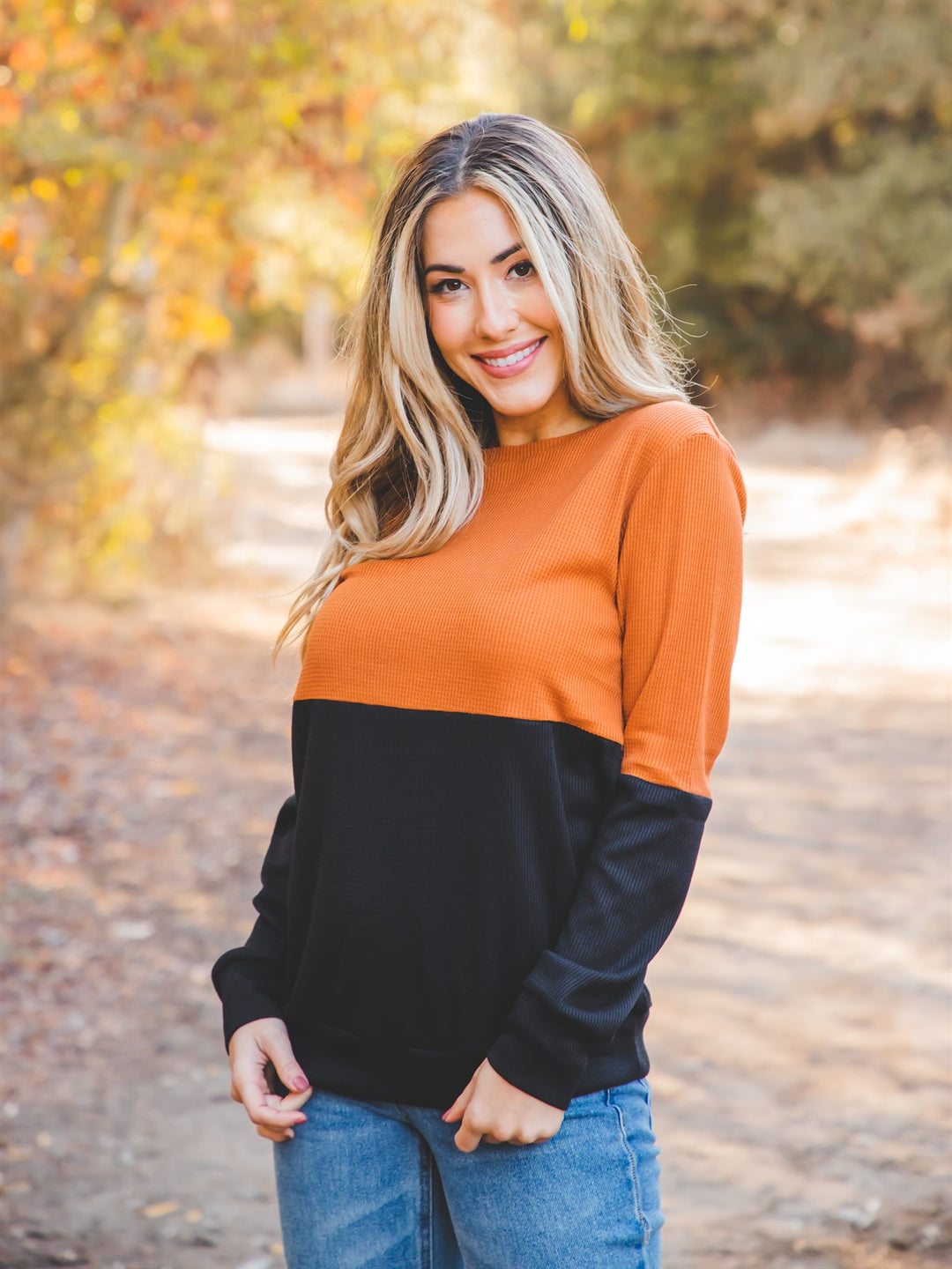 The Mel Top - Orange/Clay