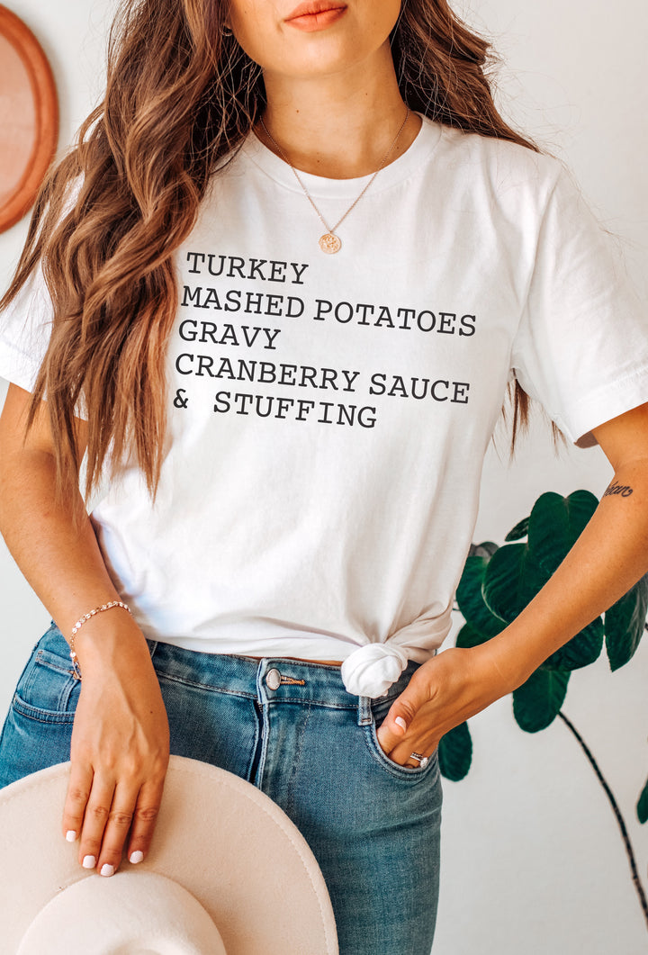 Thanksgiving Graphic Tee - @savvyskirtgirl