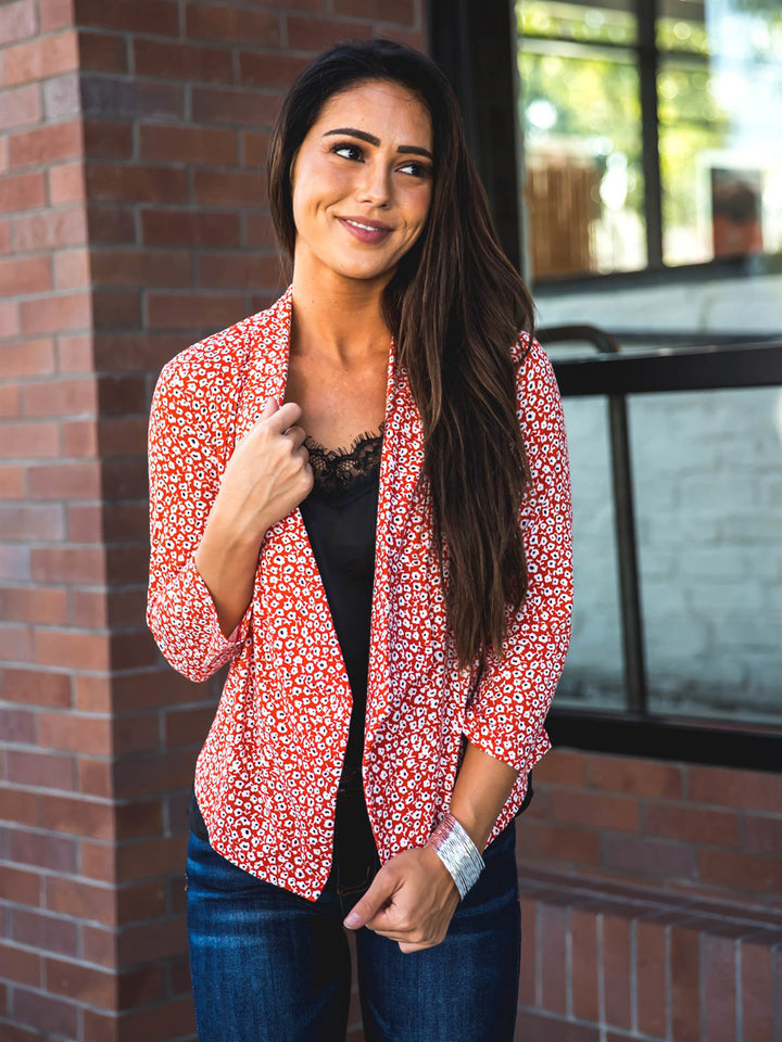 Floral Blazer