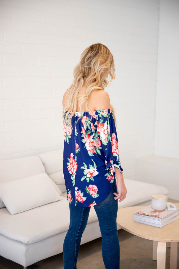 Floral Mila Off Shoulder Top