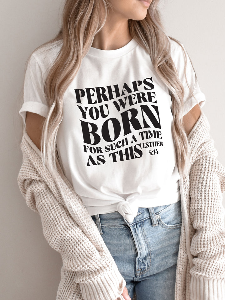 Perhaps you were born Graphic Tee - @savvyskirtgirl