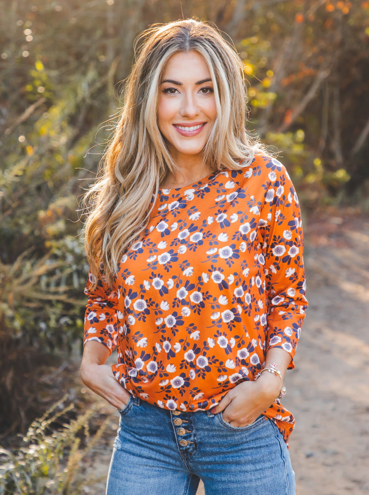 3/4 Sleeve Alex Top