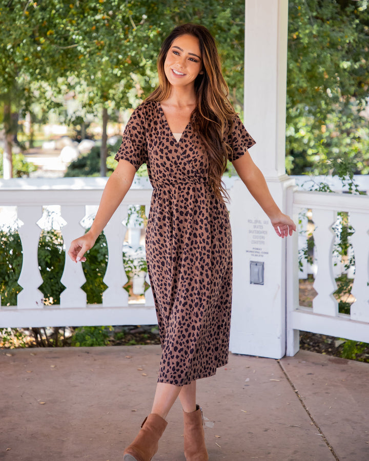 Wrap Front Pocket Lily Dress