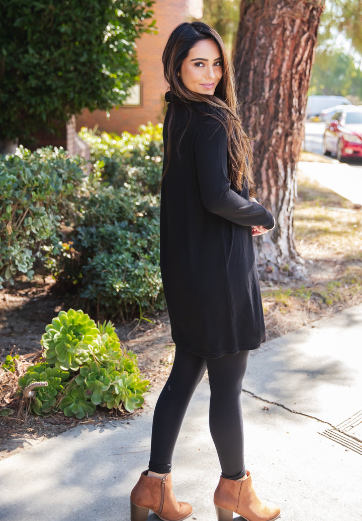 Long Sleeve Cowl Neck Mika Dress