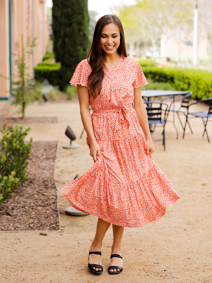 Tiered Tie Waist Stevie Dress