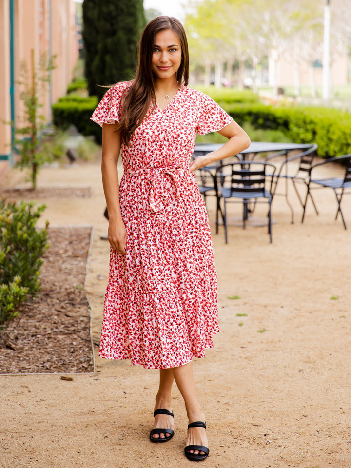 Tiered Tie Waist Stevie Dress