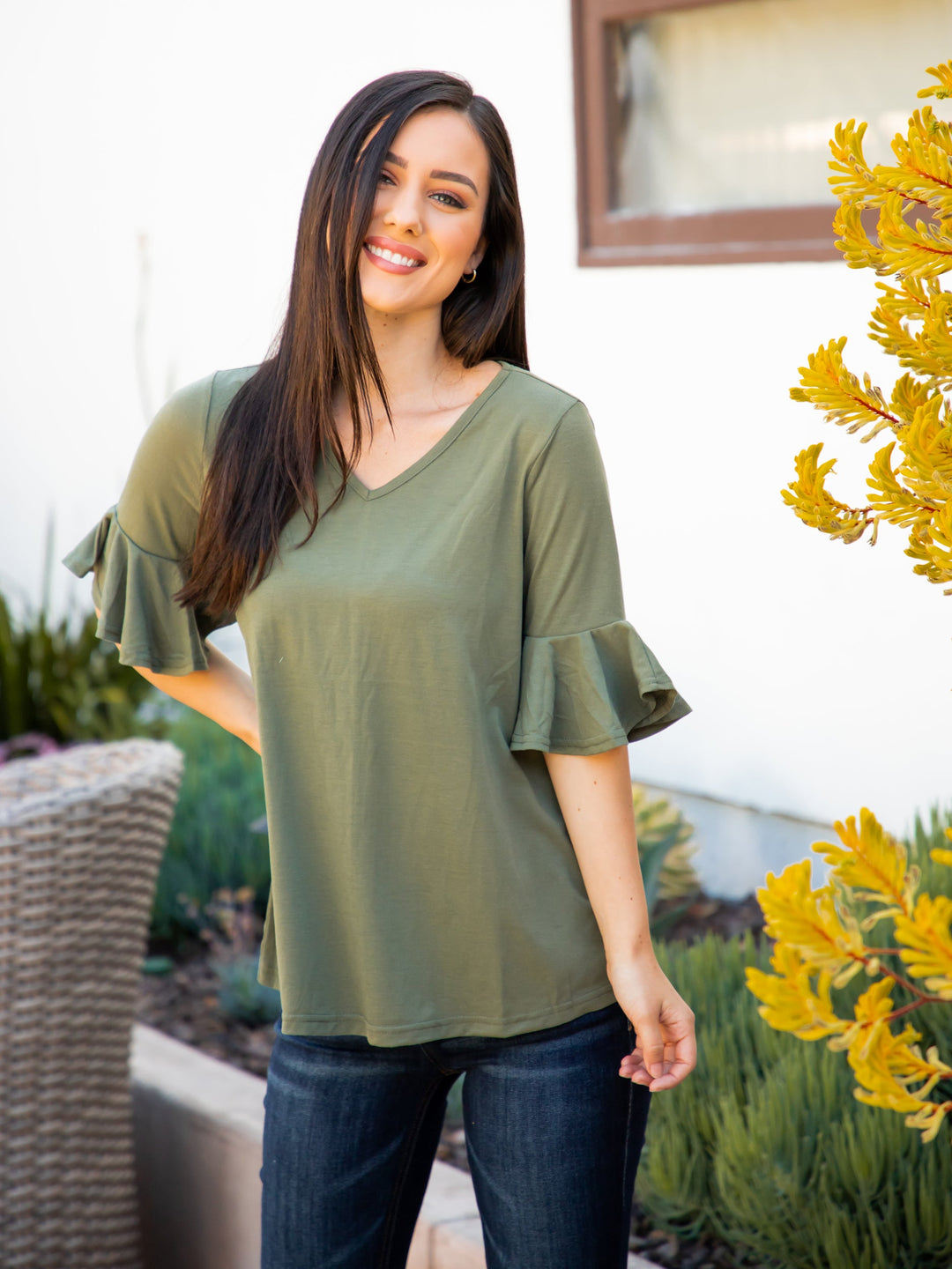 Emerson Flare Sleeve Top