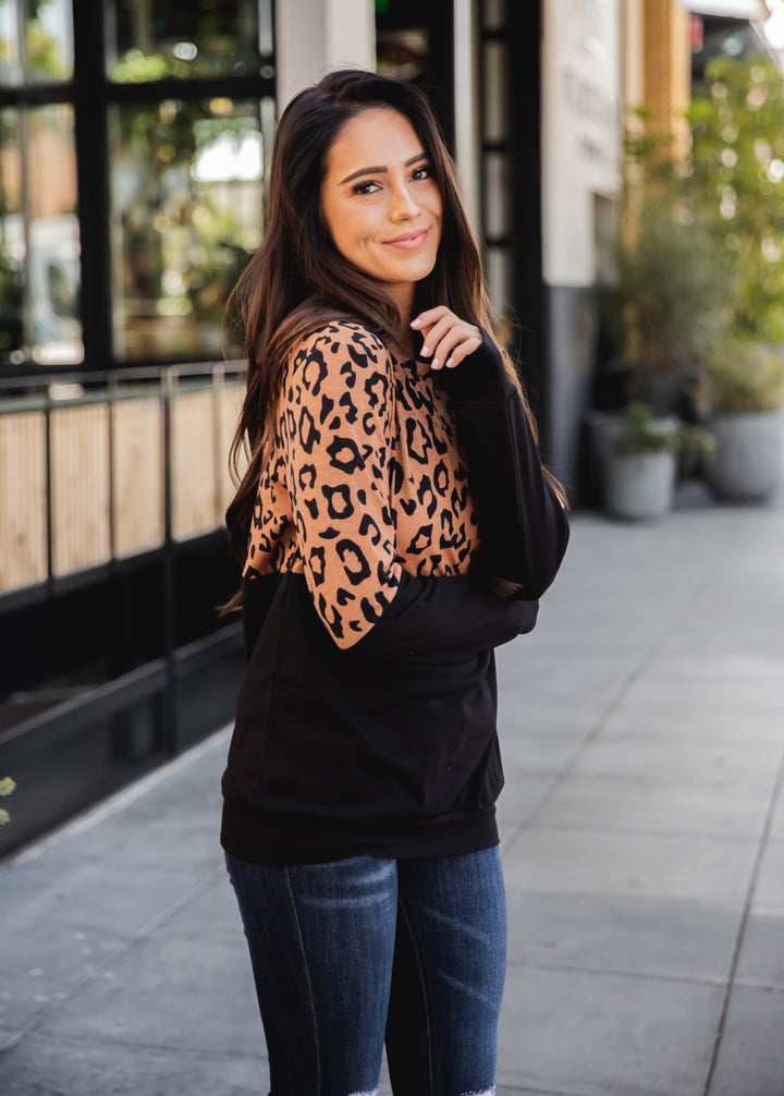 Animal Print Colorblock - Lex Top
