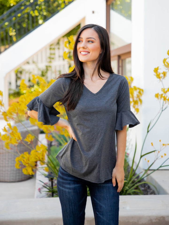 Emerson Flare Sleeve Top