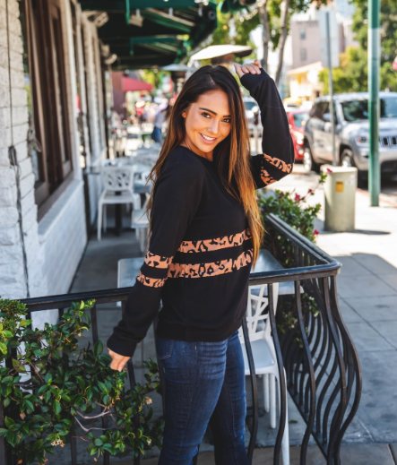 Pattern Stripe Ruby Pullover