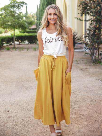 The Olive Pocket Skirt