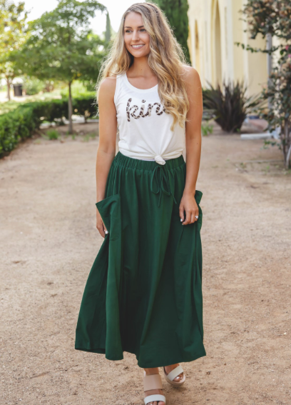The Olive Pocket Skirt