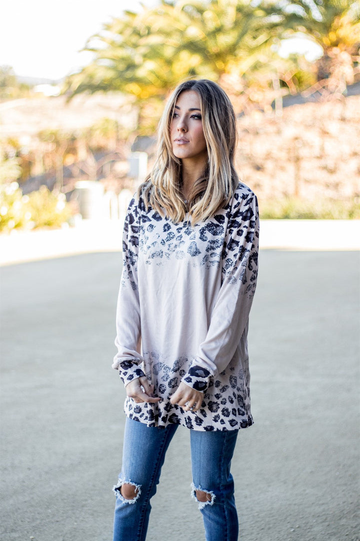 Ombre Cheetah Print Marley Tunic