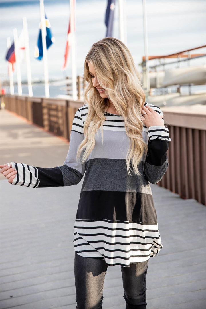 Jade Colorblock Top