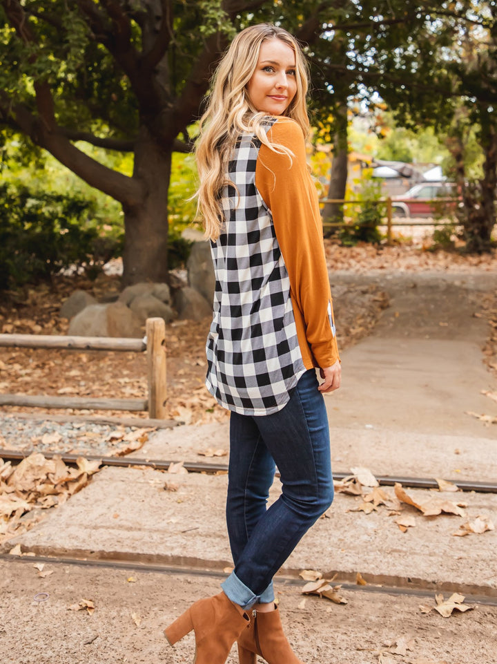 Plaid Back Dutch Cardigan