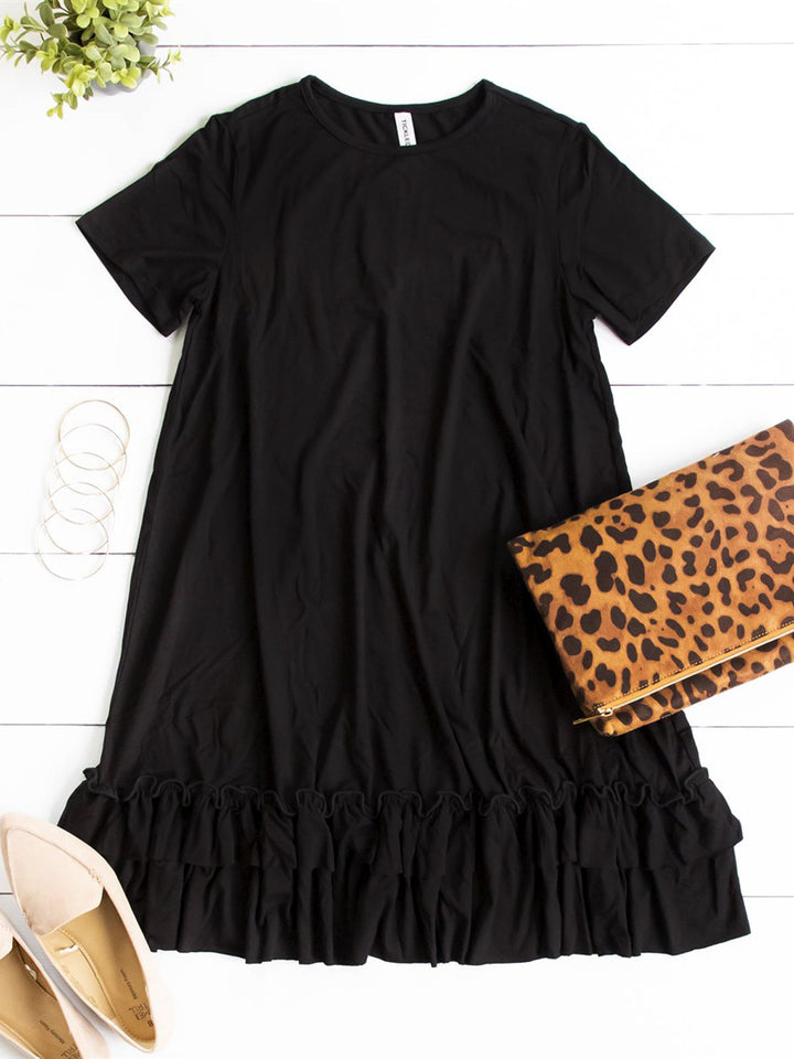 Jesse Ruffle Swing Dress