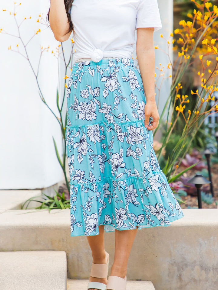 Amara Floral Skirt