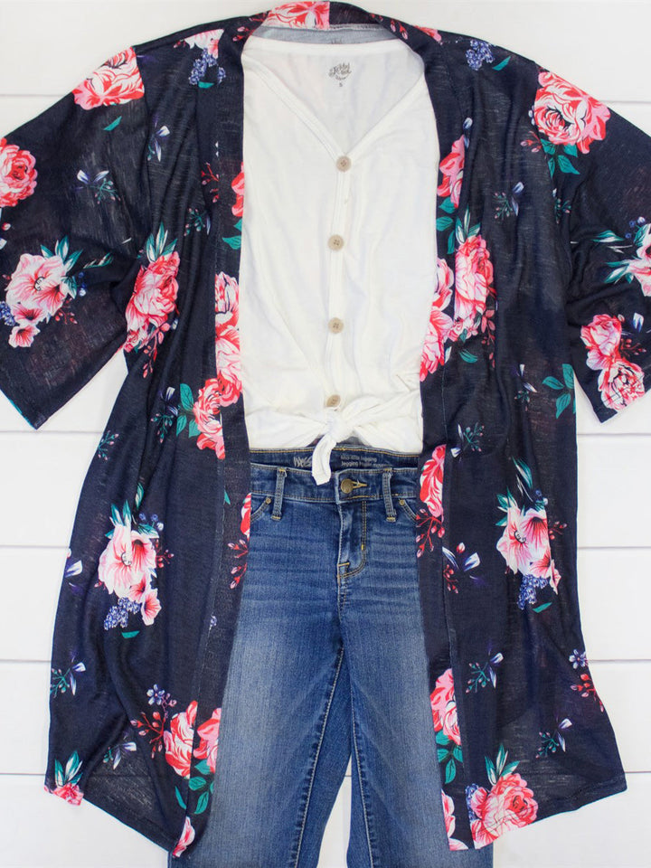 Summer Floral Kimono