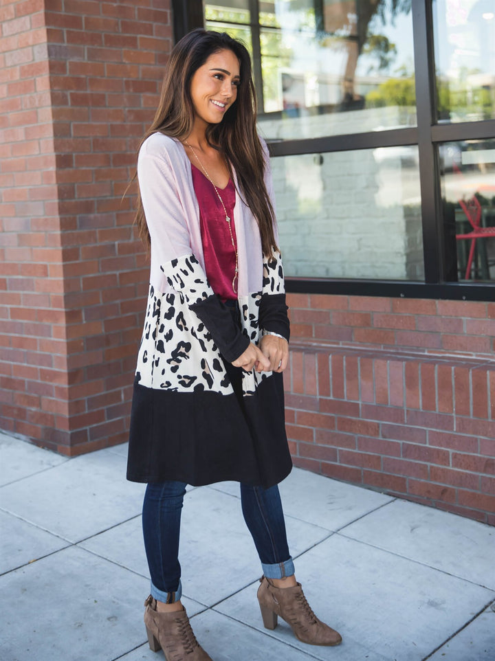 The Briana Colorblock Cardigan